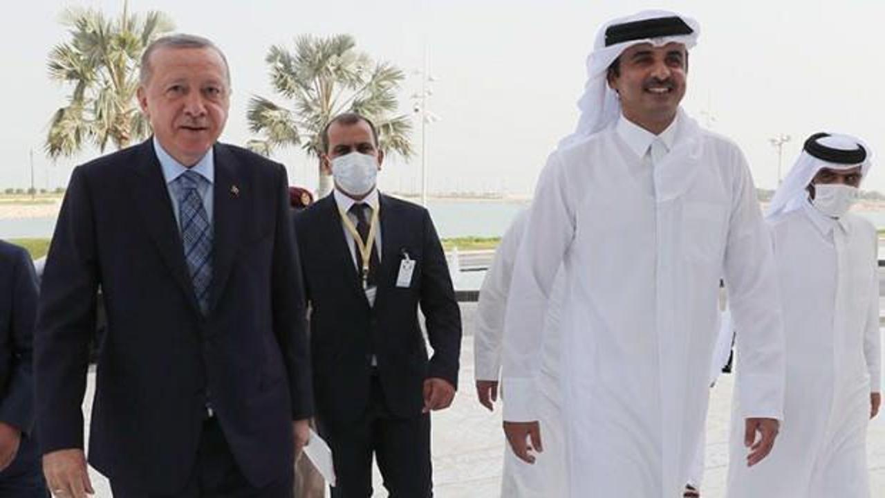 Erdoğan ile görüşme sonrası Katar Emiri'nden Türkiye açıklaması