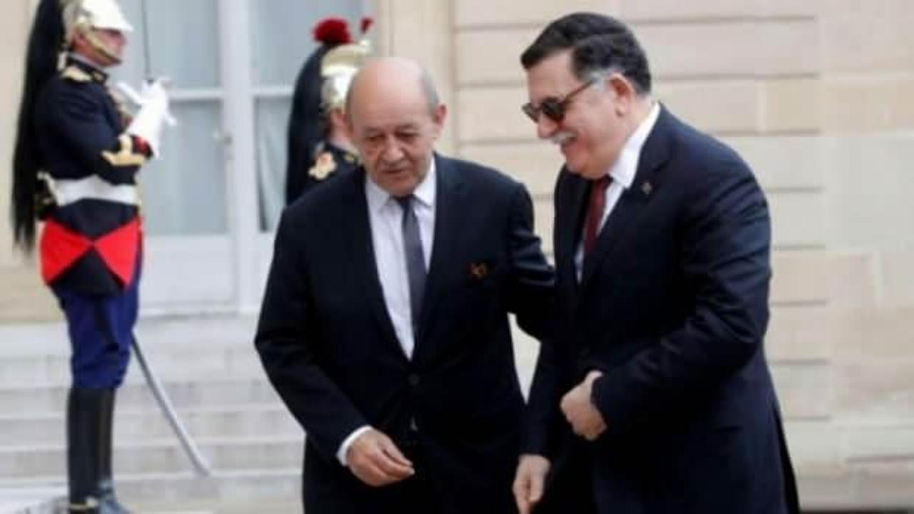 Fransa Dışişleri Bakanı Le Drian, Libya Başbakanı Serrac'la telefonda görüştü
