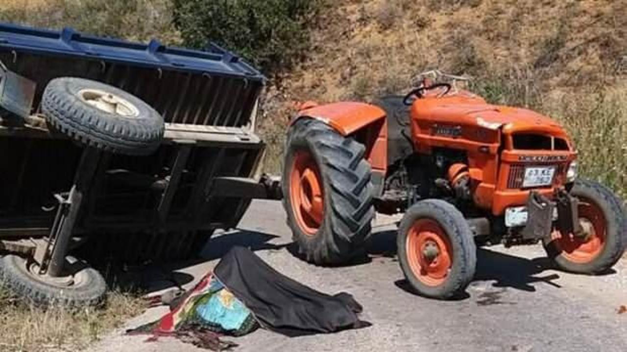 Kütahya'da traktör şarampole devrildi: 2 ölü