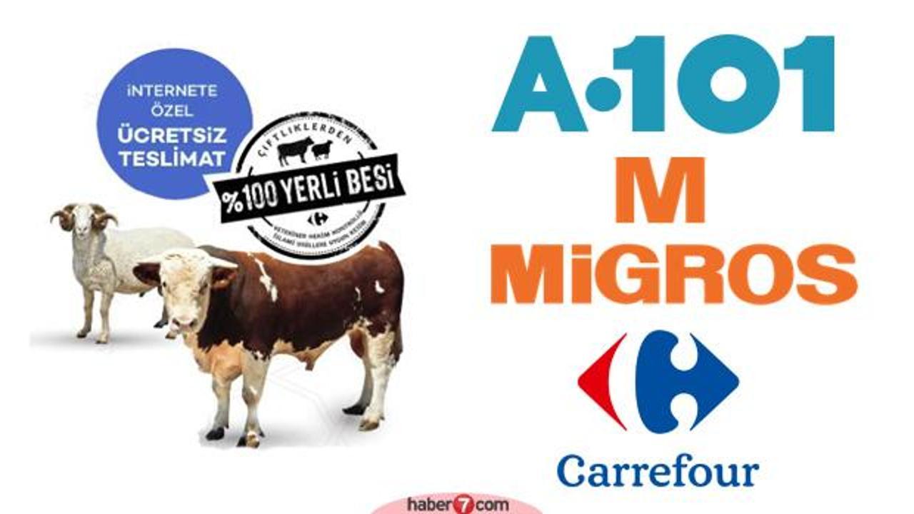 A101, Migros, Carrefour 2020 kurbanlık fiyatları belli oldu!