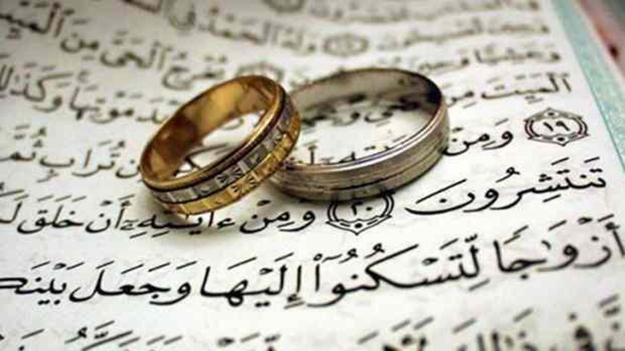 Dini nikah kıyılırken okunan dualar nelerdir? Arapça ve Türkçe Nikah duası okunuşu... 
