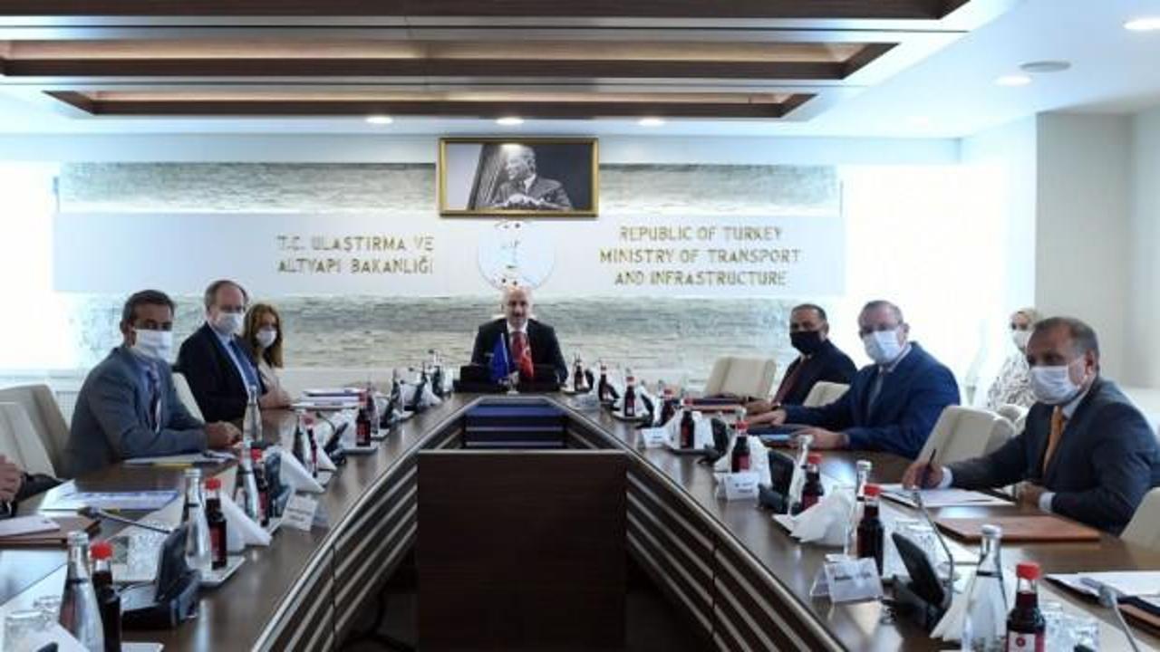 Bakan Karaismailoğlu AB Delegasyon Başkanı Berger ile görüştü