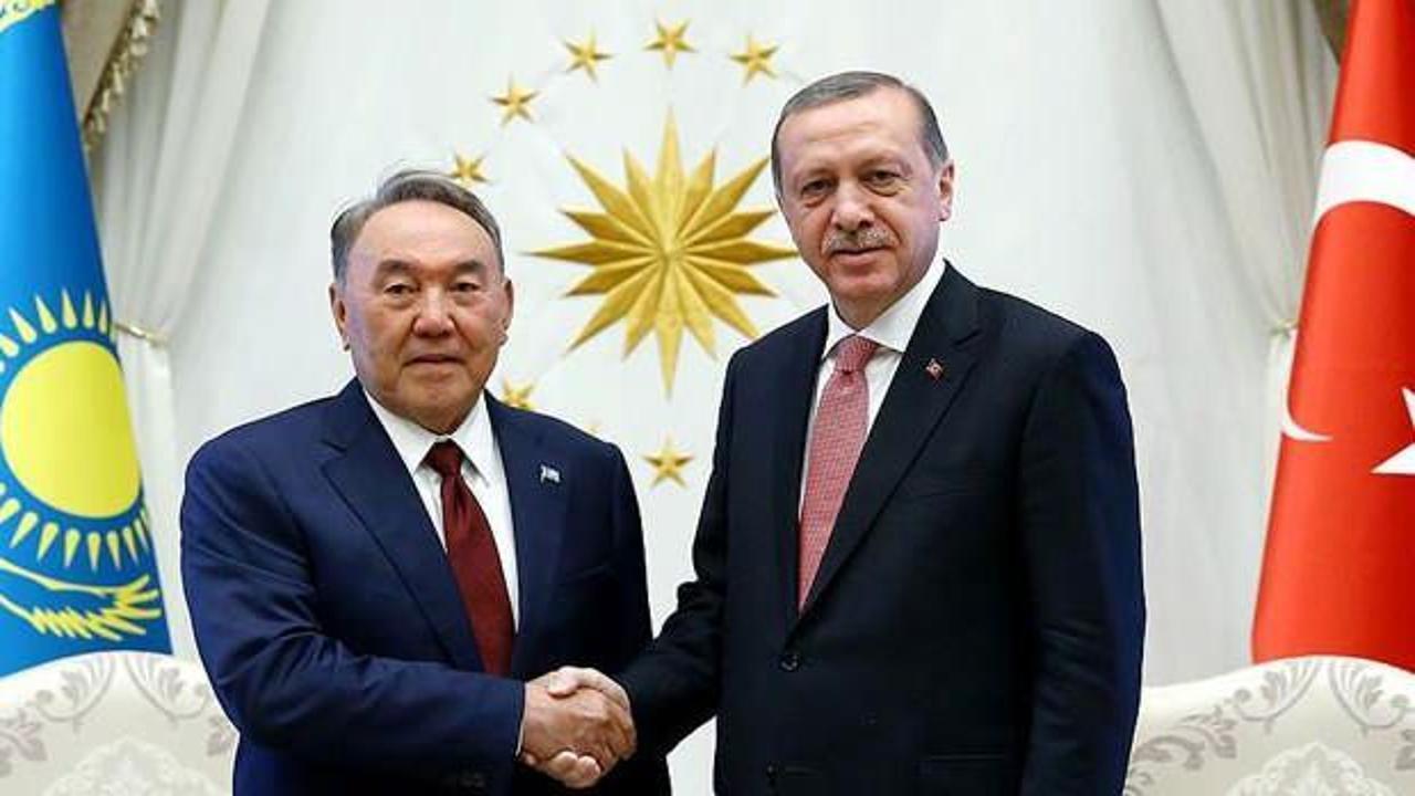 Başkan Erdoğan, Kazakistan Kurucu Cumhurbaşkanı Nazarbayev’le telefonda görüştü