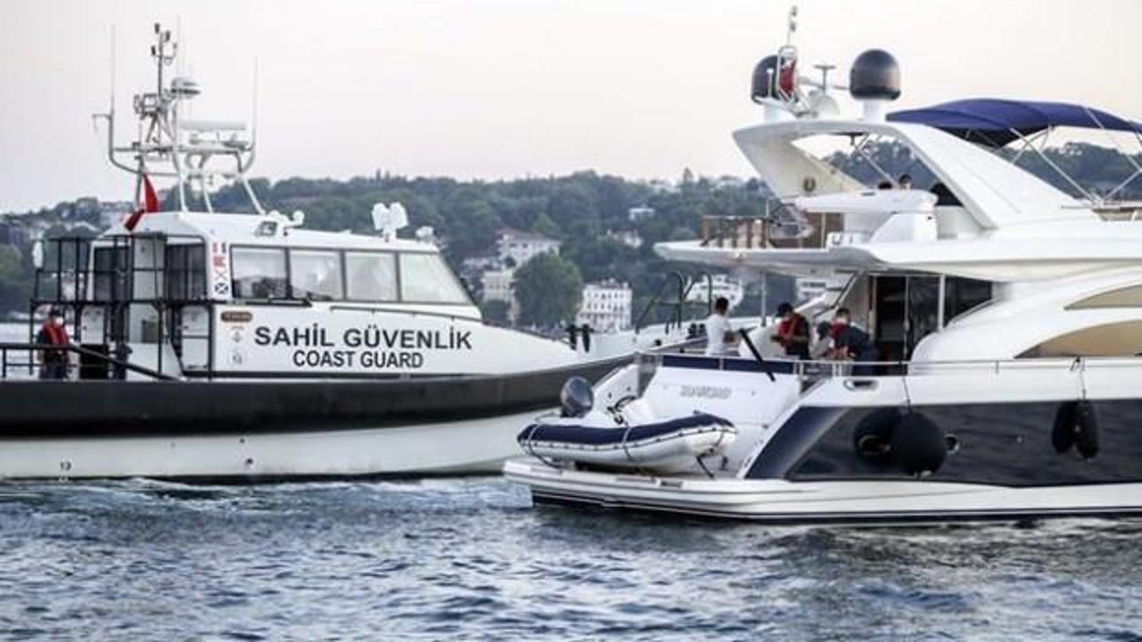 Boğaz'da tekne denetimi: 55 kişiye 174 bin 900 lira ceza