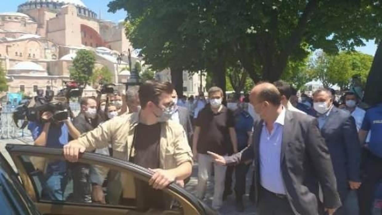 İstanbul Emniyet Müdürü Aktaş, Ayasofya'da incelemelerde bulundu