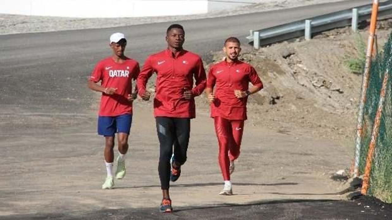Katarlı atletler Palandöken'e hayran kaldı