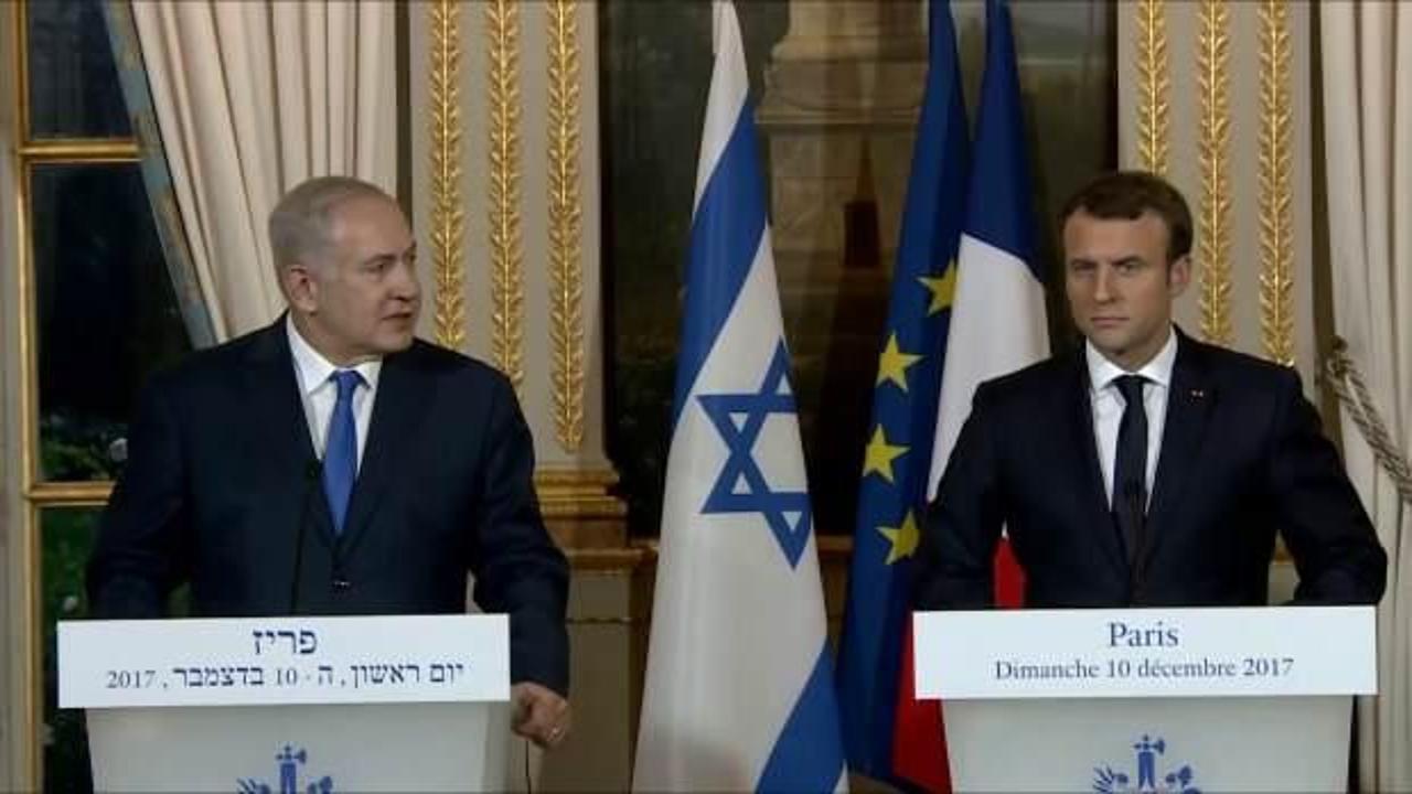 Macron'dan Netanyahu'ya "ilhak planından kaçınılması" çağrısı