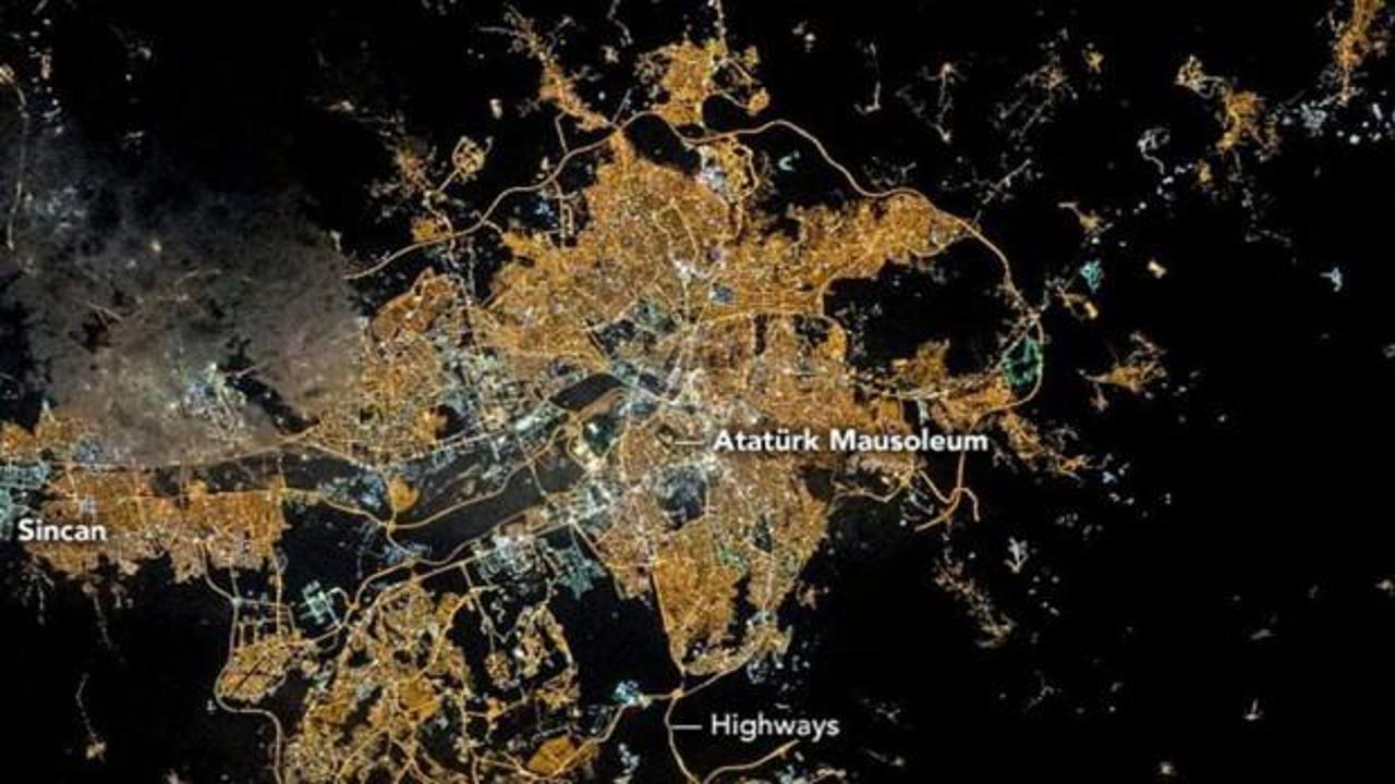 NASA'dan 'Ankara' paylaşımı