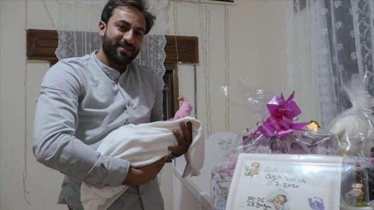 Kızlarına 'Ayasofya' adını verdiler