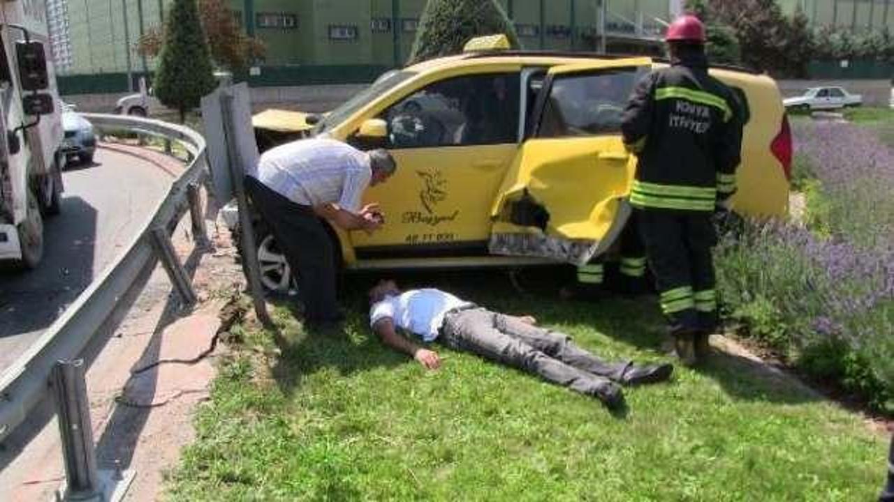 Otomobil ile taksi çarpıştı: 1 ölü, 5 yaralı