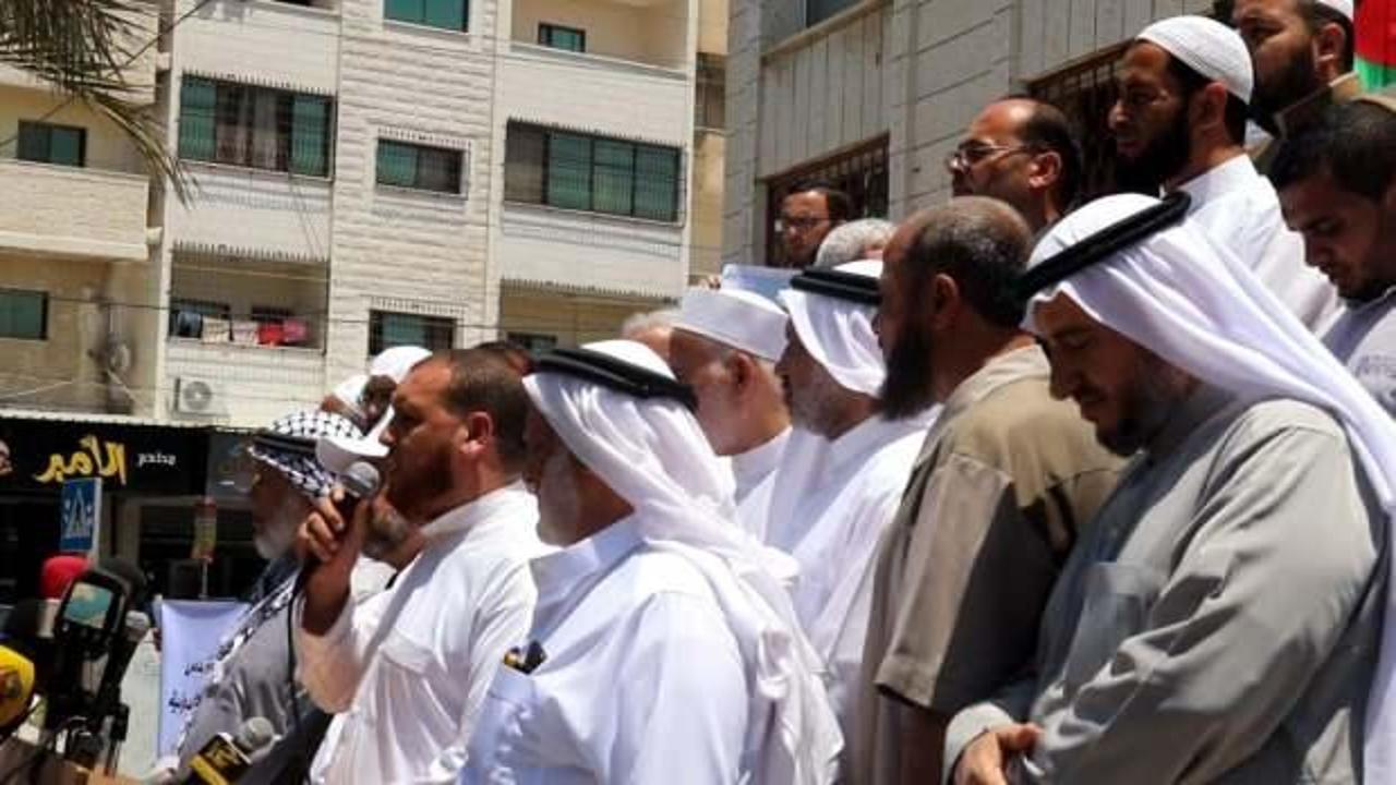 Gazze'de alimler, Rahmet Kapısı Mescidi'nin kapatılmasını protesto etti