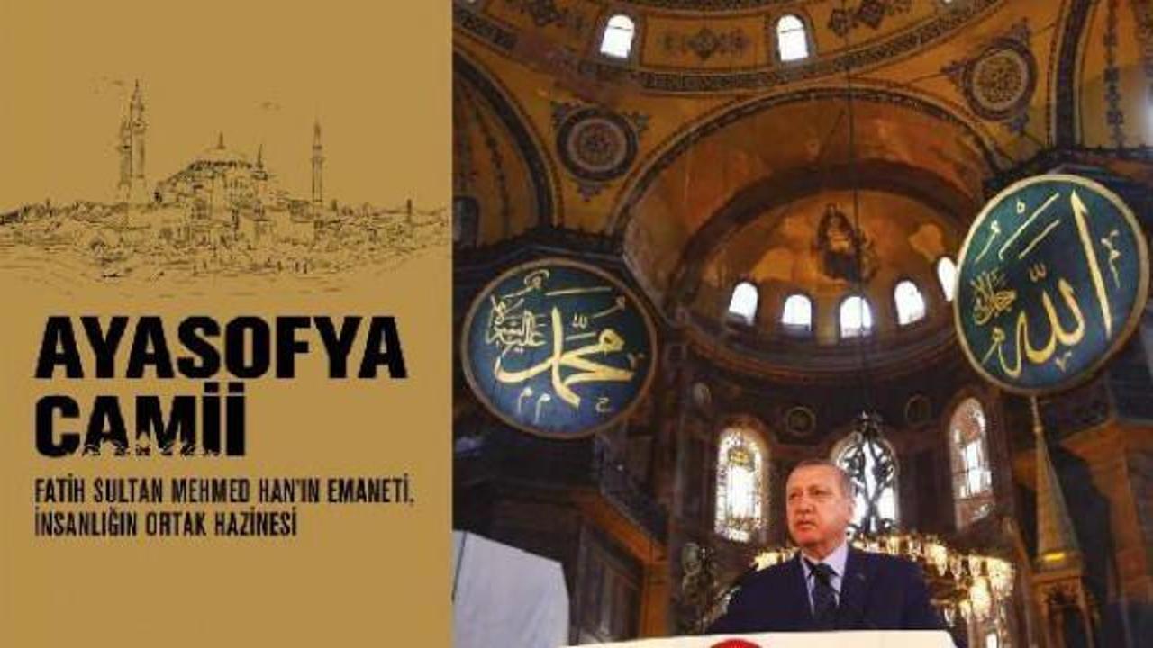 İletişim Başkanlığı'ndan, Ayasofya Camii kitabı ve internet sitesi