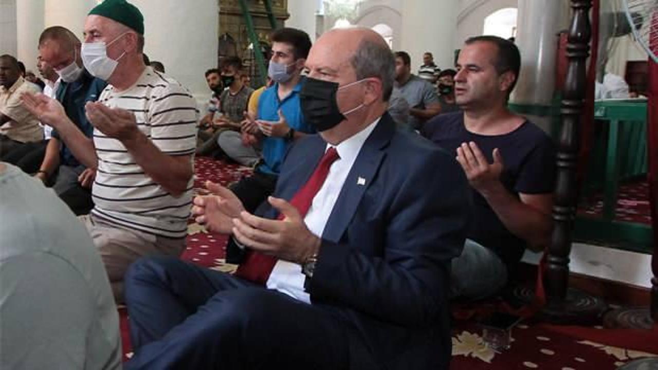 KKTC'nin Ayasofyası'ndan Türkiye'deki Ayasofya-i Kebir Camii'ne destek
