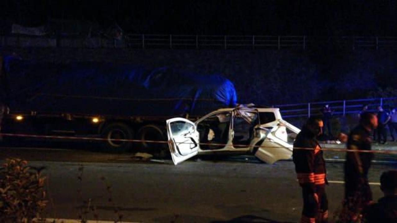 Trabzon'da trafik kazası: 4 kişi öldü