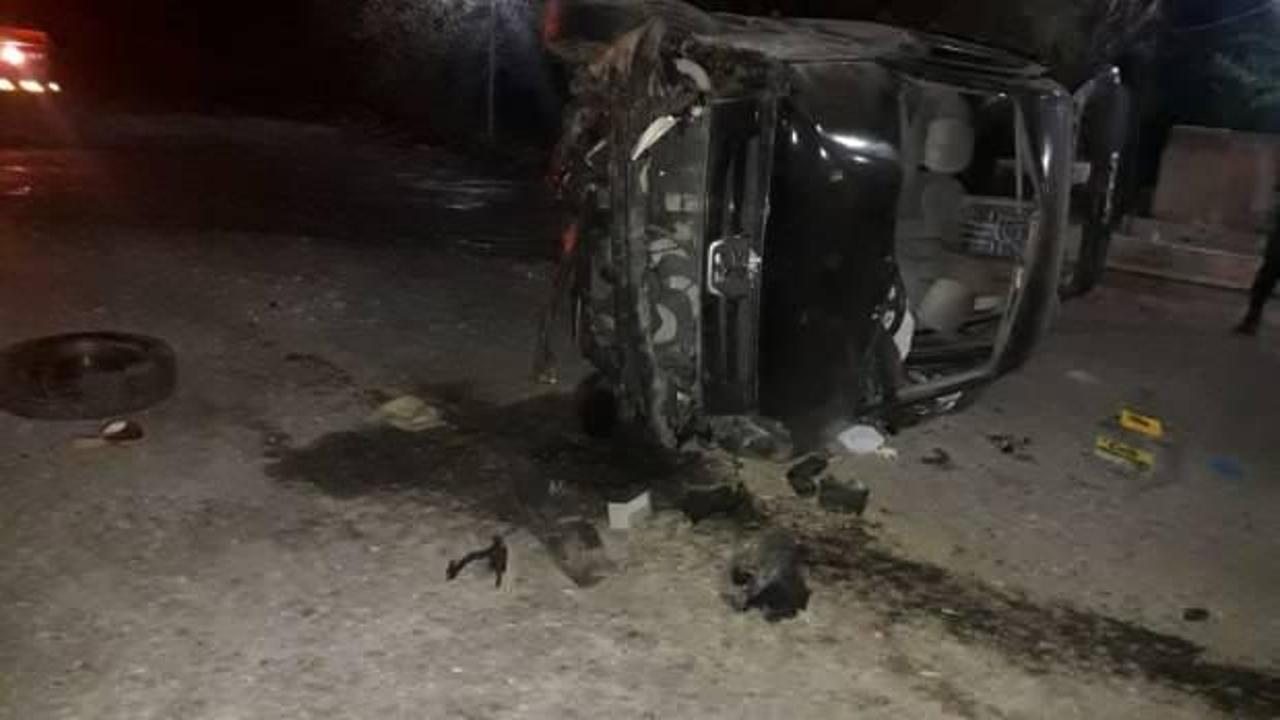 Uşak'ta hafif ticari araç devrildi: 1 ölü, 1'i ağır 5 yaralı