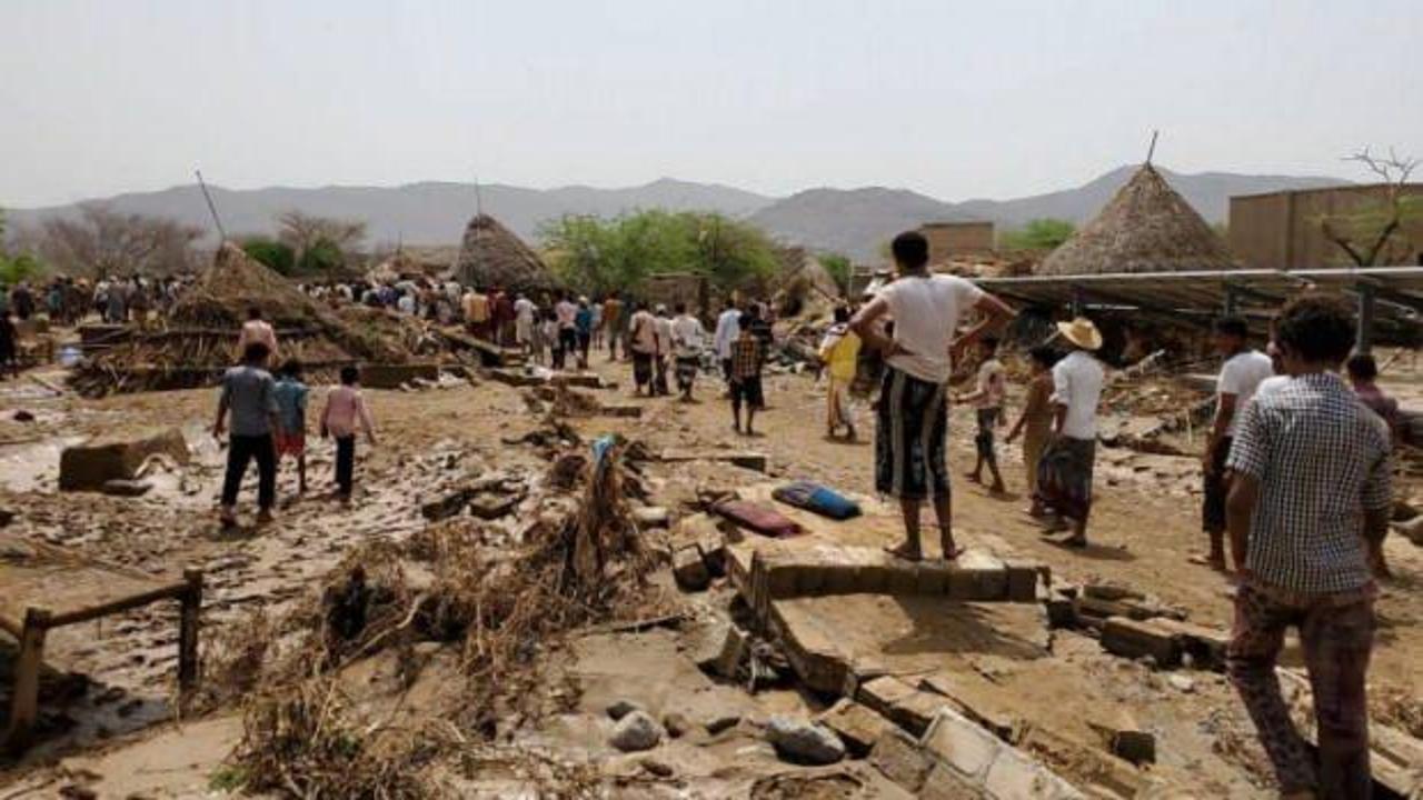 Yemen'de sel felaketi: Çok sayıda ölü var