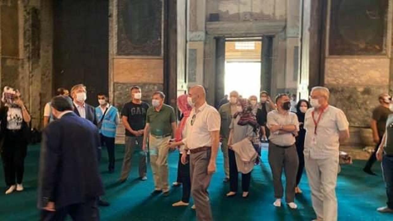 ABD'li isimden Ayasofya Camii'ne dikkat çeken ziyaret