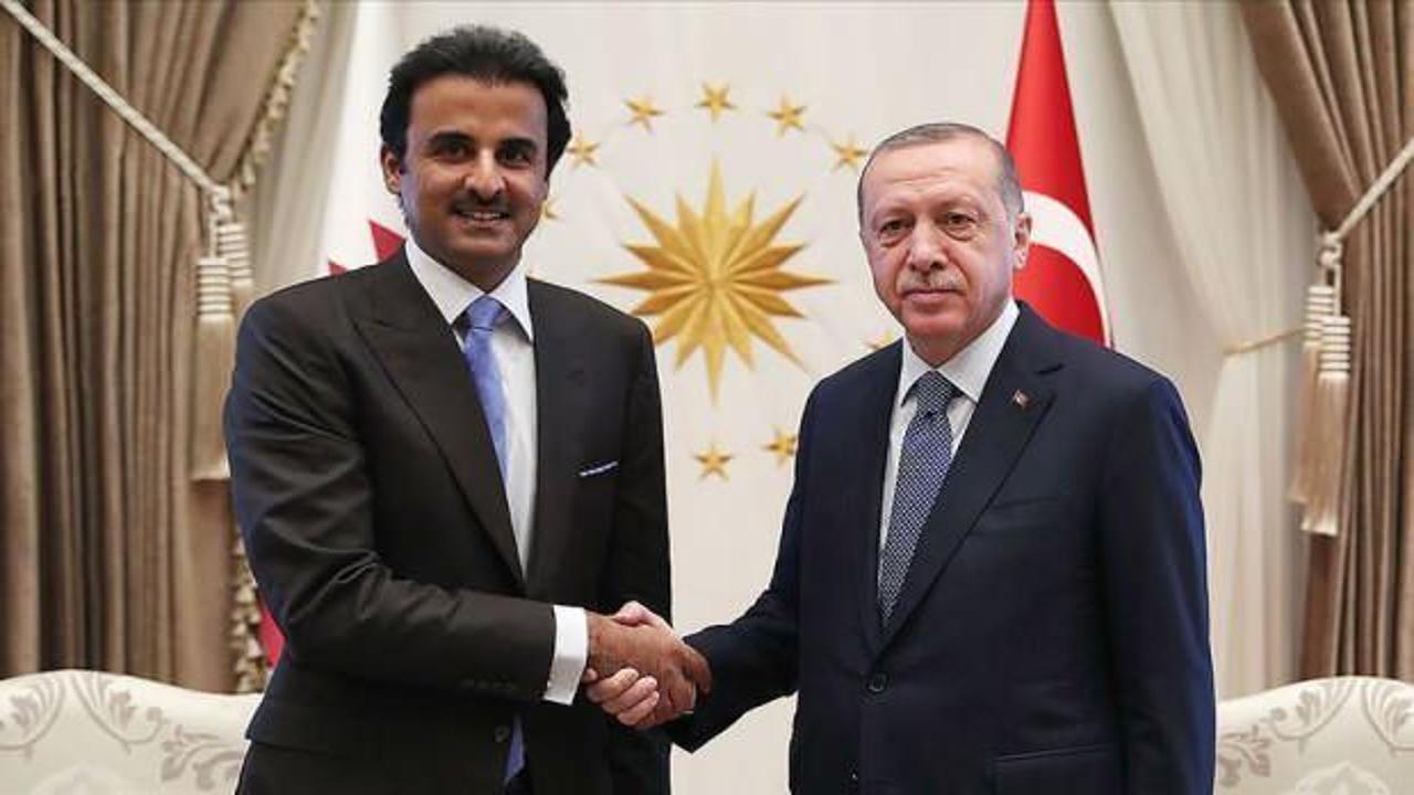 Başkan Erdoğan ve Katar Emiri arasında önemli telefon görüşme