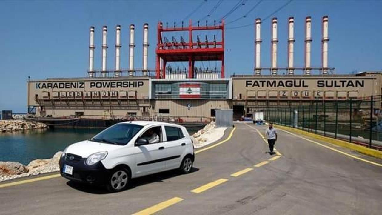 Lübnan'da Türk enerji gemileri elektrik gücünün yüzde 40'ını sırtlıyor