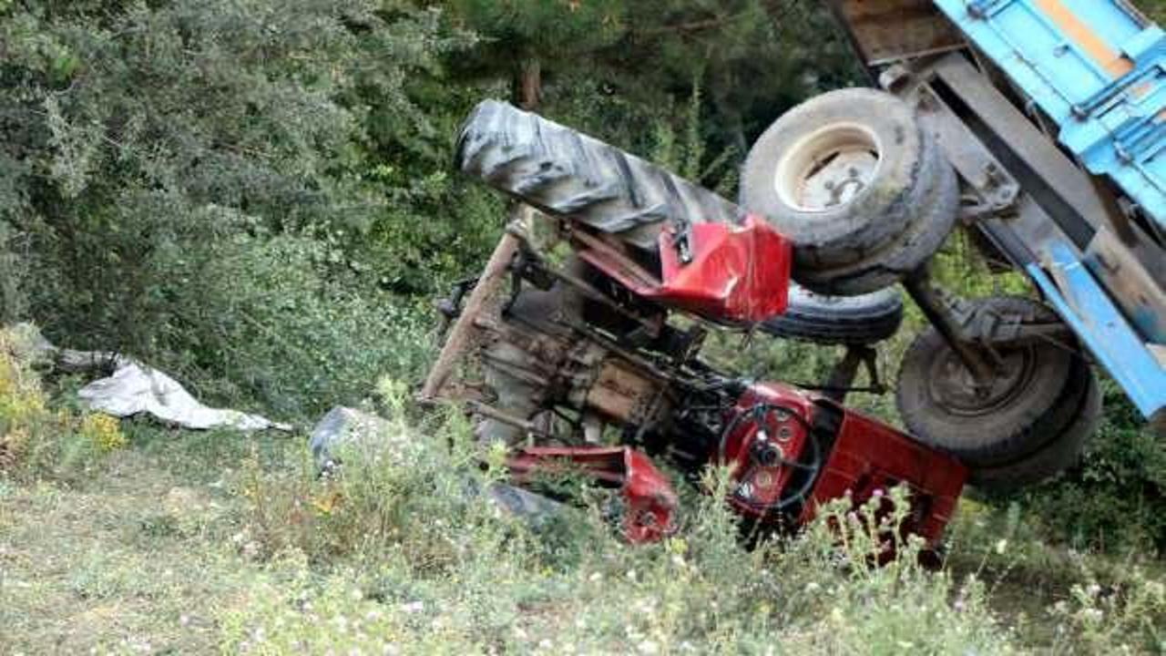 13 yaşındaki çocuğun kullandığı traktör devrildi: Babaannesi hayatını kaybetti
