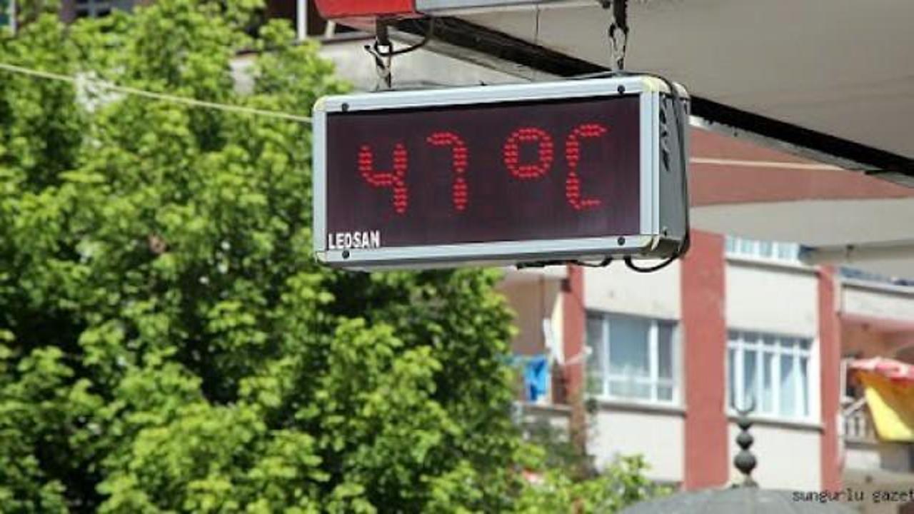 Adana’da hissedilen sıcaklık 47 derece