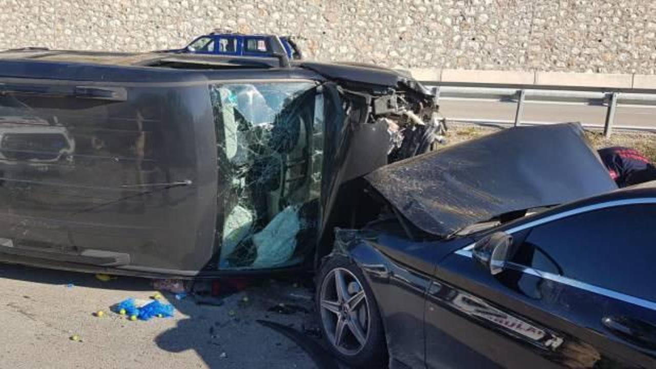 Amasya’da iki otomobil çarpıştı: 7 yaralı