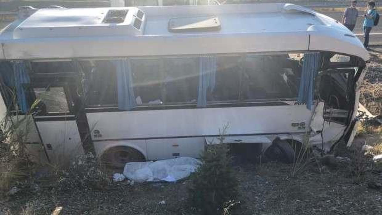 ASELSAN personelini taşıyan minibüs kaza yaptı: Ölü ve yaralılar var!