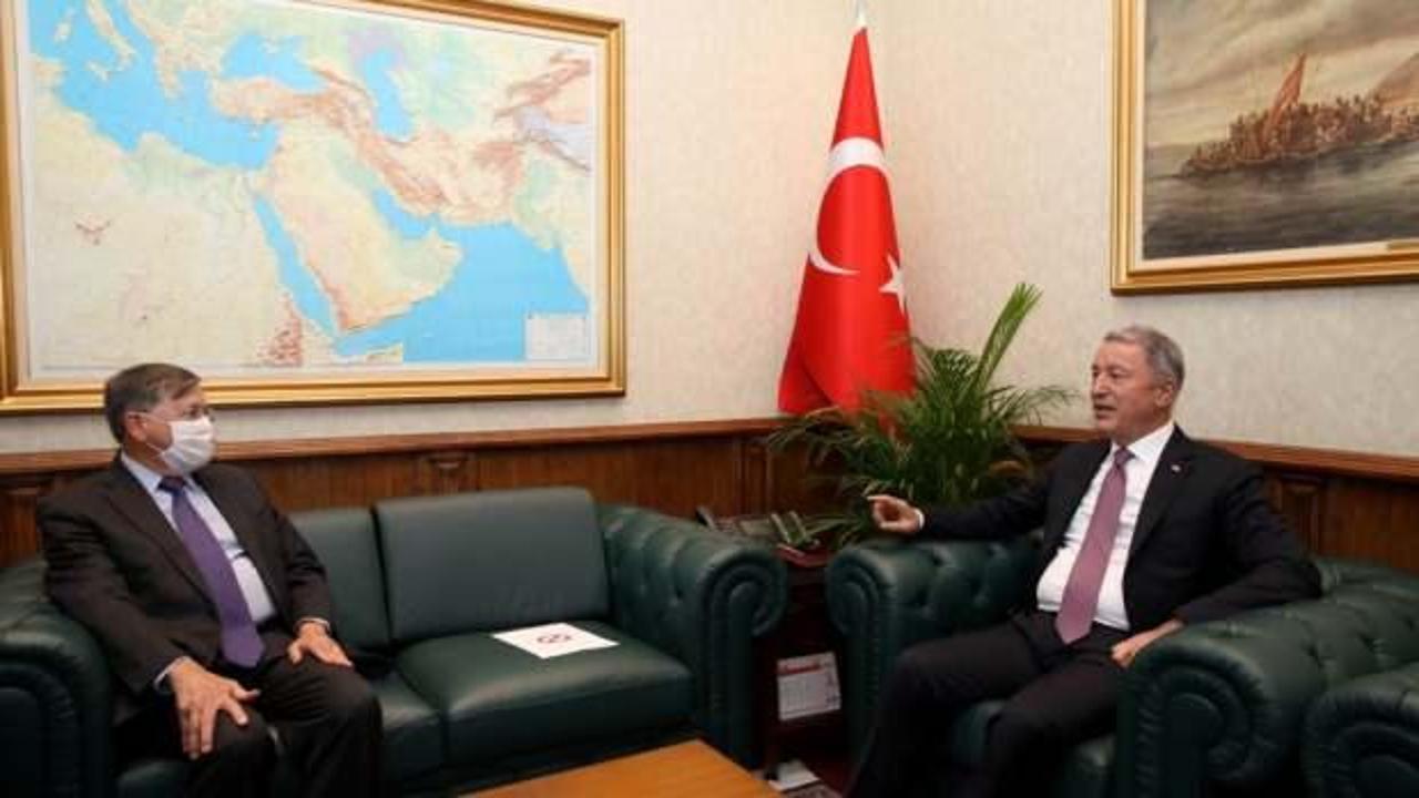 Bakan Akar, ABD Ankara Büyükelçisini kabul etti