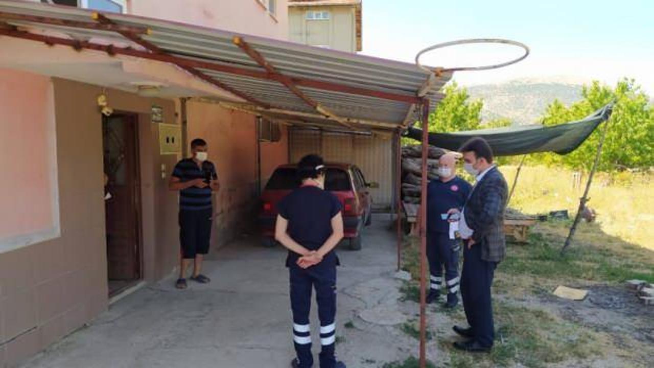 Uluborlu'da 4 bina karantinaya alındı