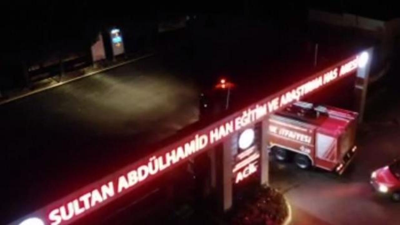 Sultan Abdülhamid Han Eğitim ve Araştırma Hastanesi'nde yangın