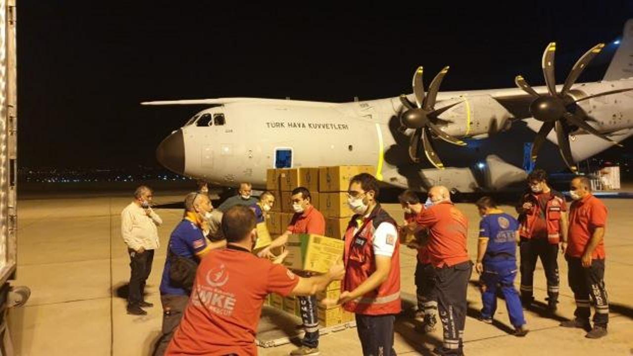 Türkiye'den Lübnan'a yardım eli: Ankara'dan uçak kalktı