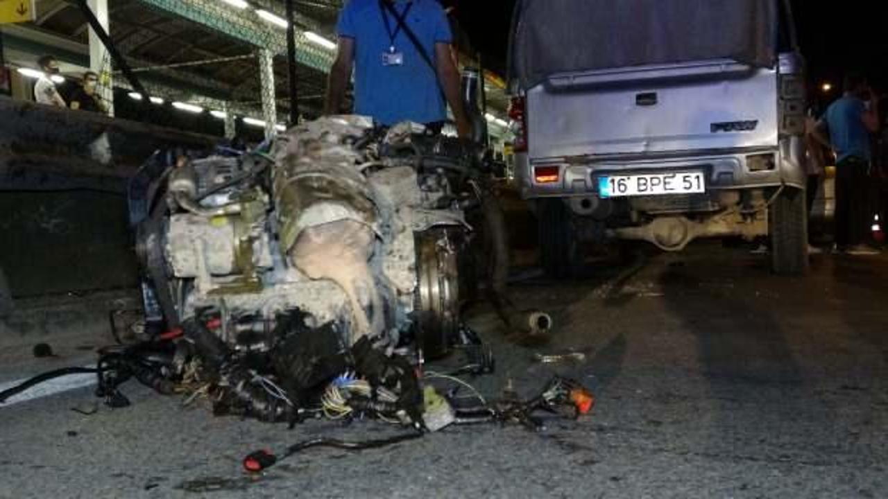 Bursa'da trafikte makas terörü: 6 araç birbirine girdi