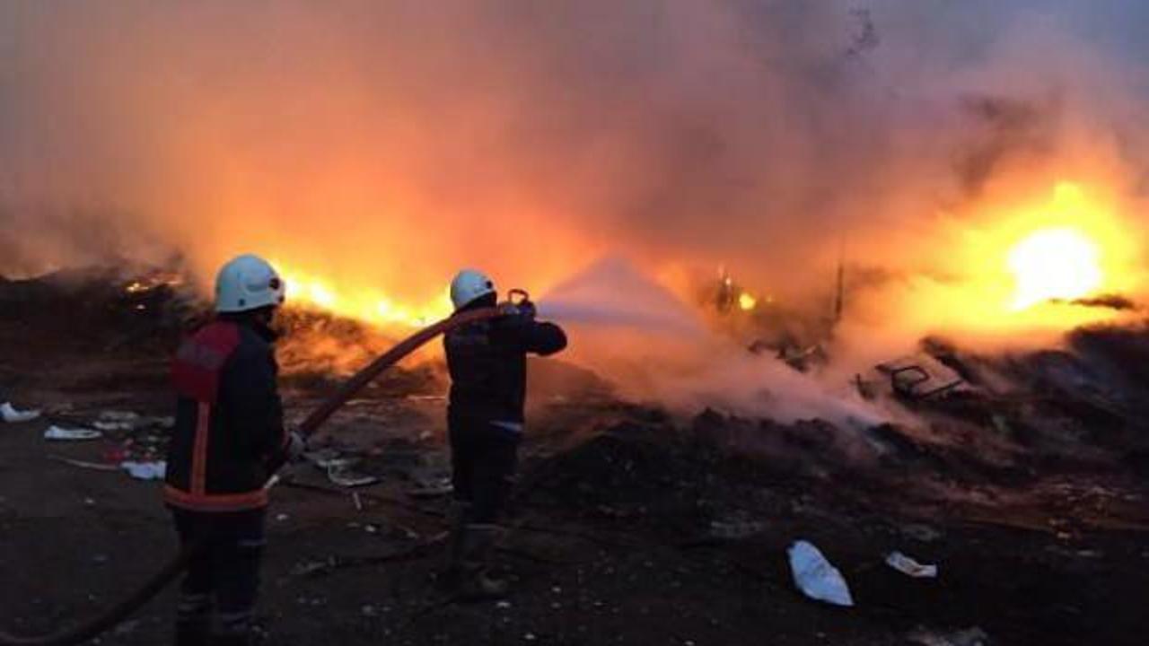 Mersin Alata Araştırma Enstitüsü'nde yangın