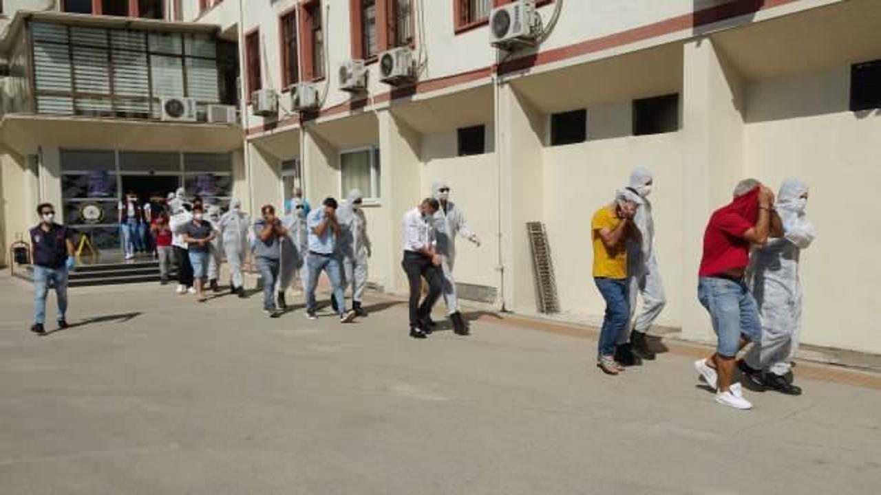 Mersin'de fuhuş çetesi çökertildi: 21 gözaltı