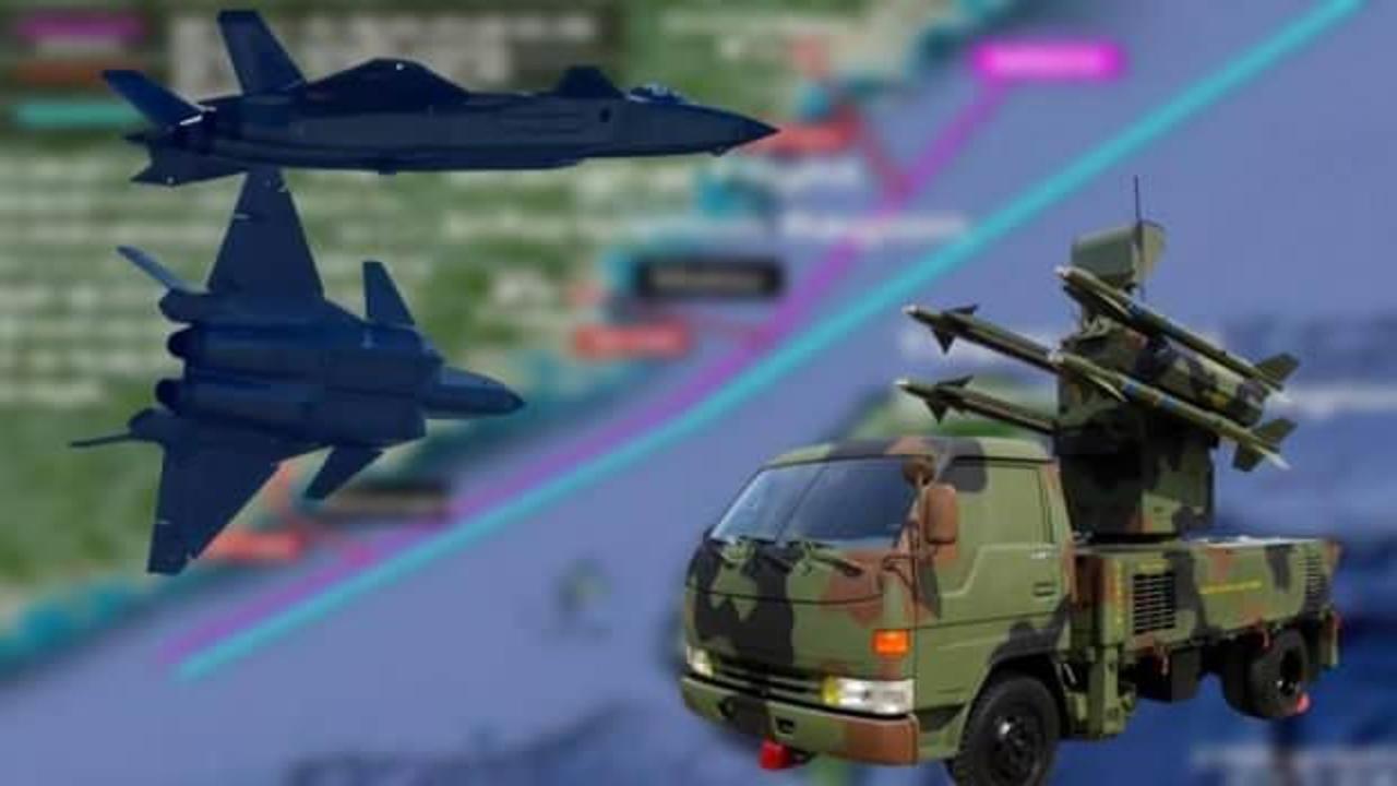 Füze sistemleri Çin savaş uçaklarına kilitlendi
