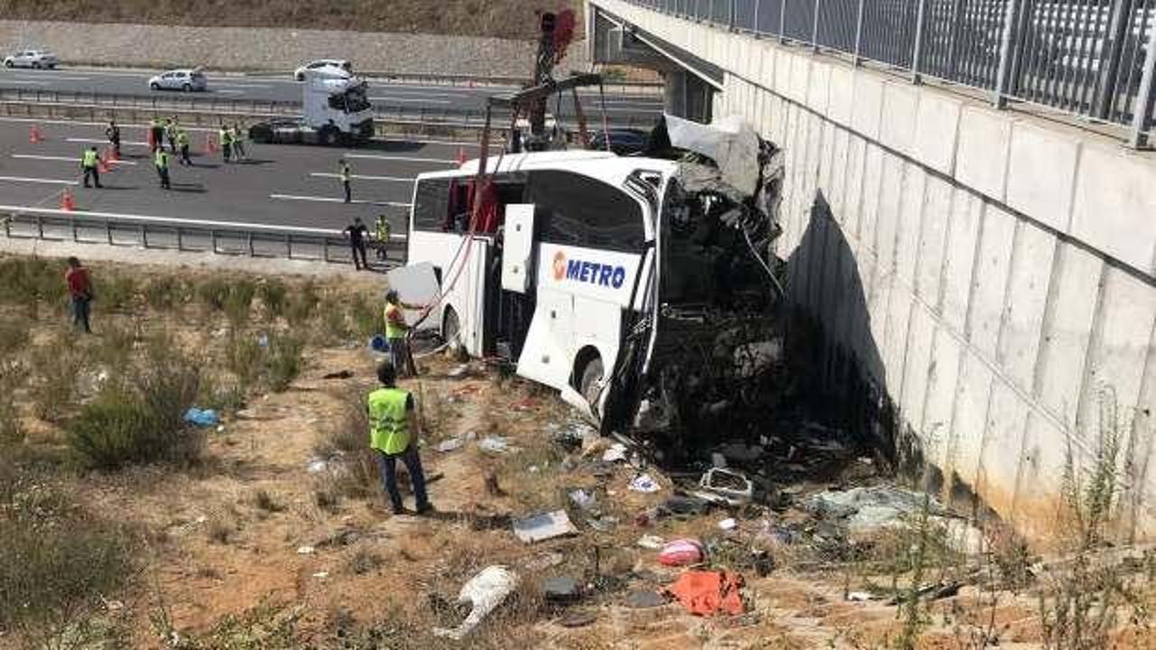 Son dakika haberi: Kuzey Marmara Otoyolu'ndaki kazada rapor hazırlandı