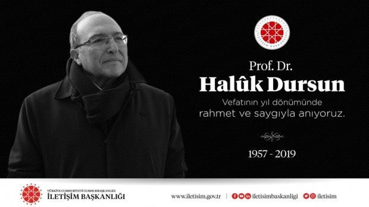Fahrettin Altun'dan Prof. Dr. Haluk Dursun paylaşımı