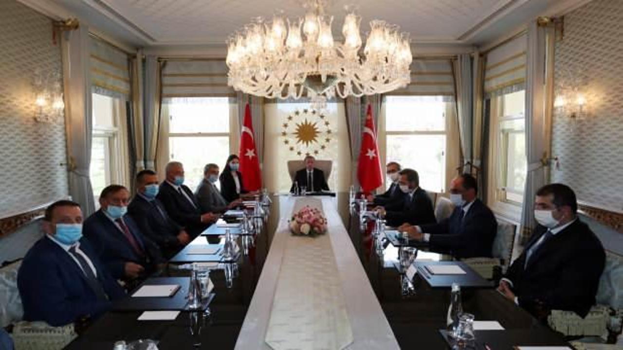 Başkan Erdoğan, Oleg Uruskiy'i kabul etti