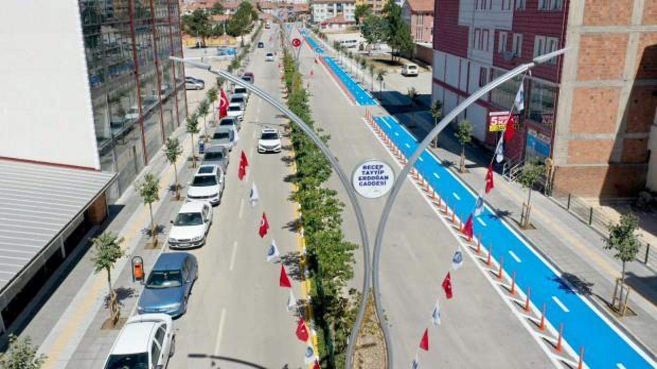 Recep Tayyip Erdoğan caddesi hizmete açıldı