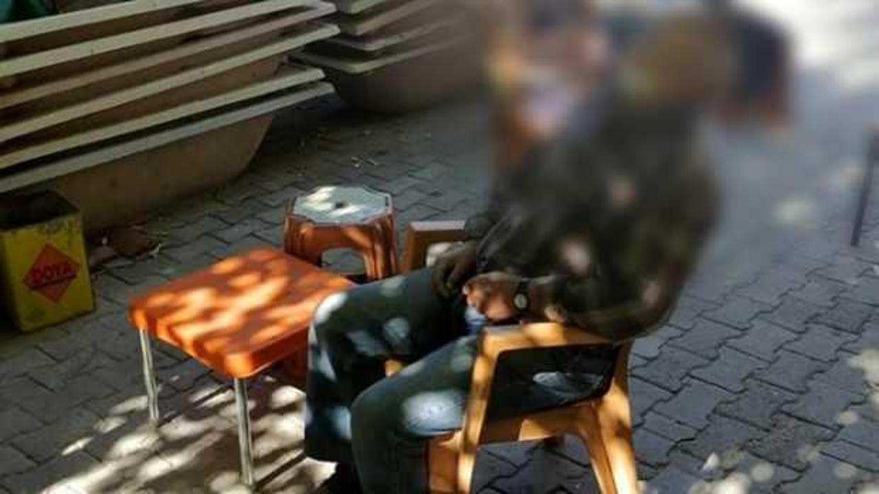 Uyuyor sandılar ama! Ecel sandalyede yakaladı 