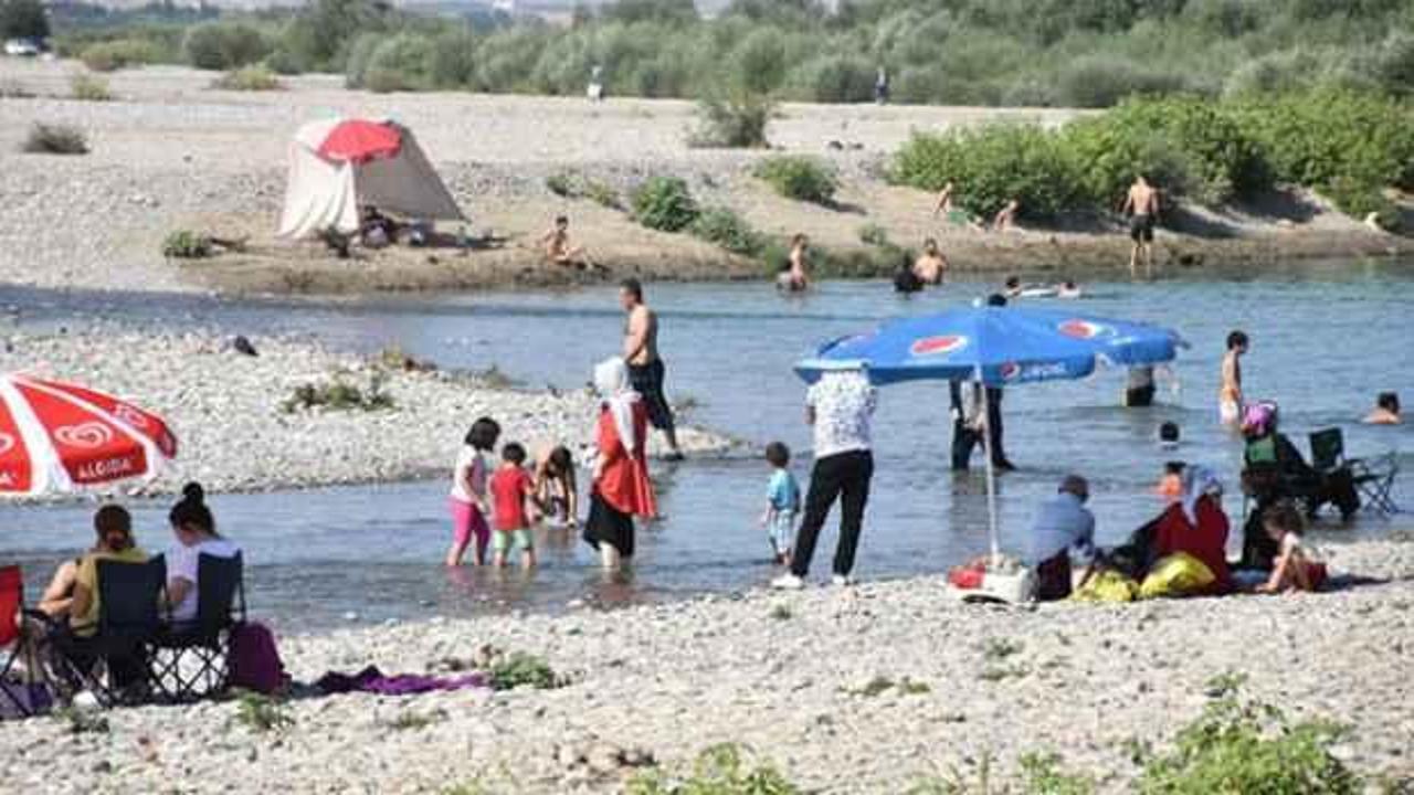 Batman'da Konyaaltı Plajı görüntüsü!