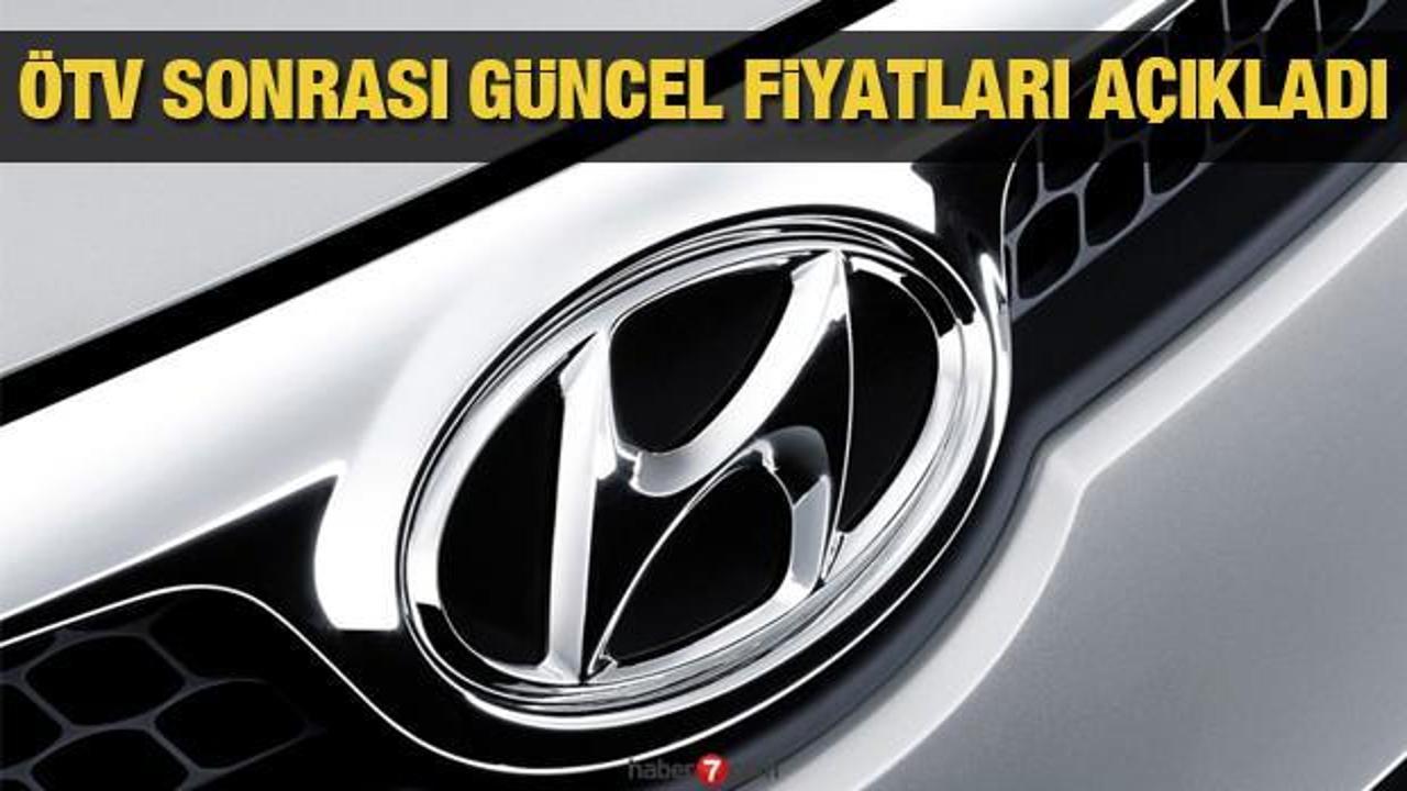 Hyundaki ÖTV sonrası 2020 araç fiyatlarını güncelledi! Hyundai Elantra i10 Elantra fiyatları