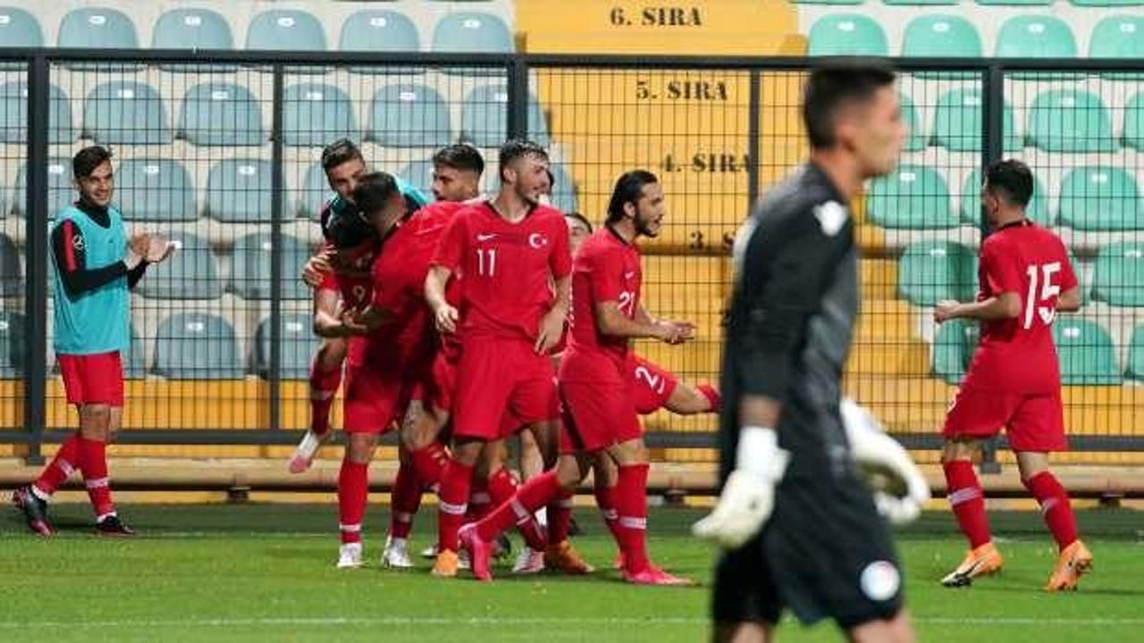 Türkiye Andorra'yı tek golle geçti