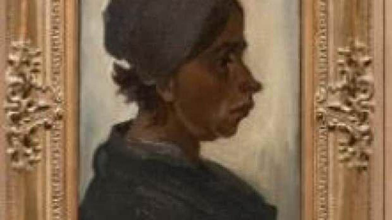 Van Gogh'un 'Kadın Başı' tablosu 1,6 milyon Euro'ya satıldı