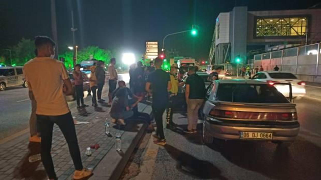 Başkent’te zincirleme kaza: 4 yaralı