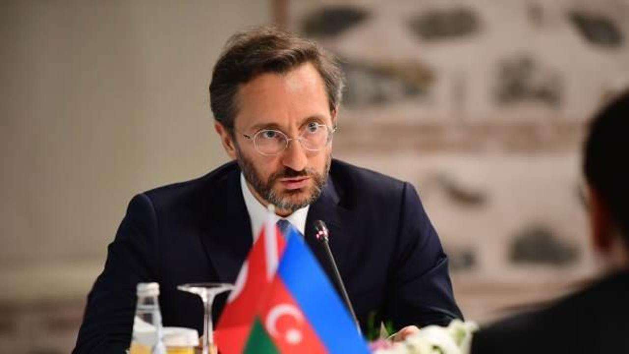 İletişim Başkanı Altun, Azerbaycan Cumhurbaşkanı Yardımcısı Hacıyev ile görüştü
