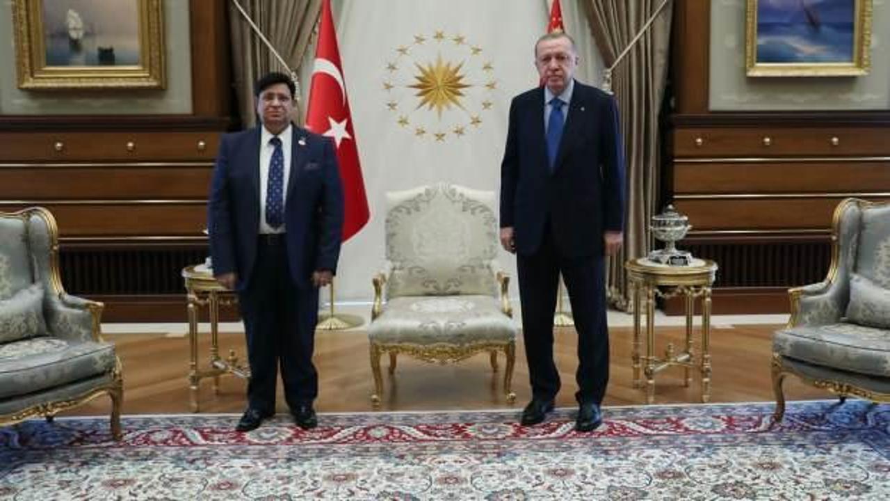 Erdoğan, Bangladeş Dışişleri Bakanı Abdul Momen'i kabul etti