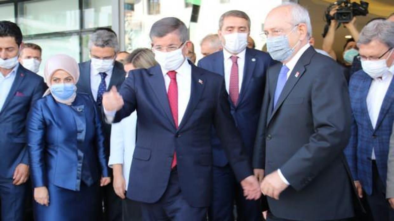 Kılıçdaroğlu'dan Davutoğlu'na ziyaret