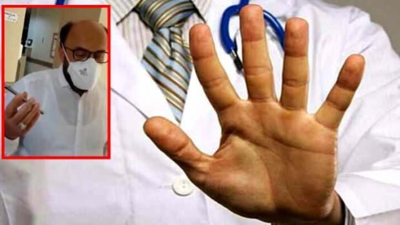 Babasının vefatından sorumlu tuttuğu doktoru &ouml;l&uuml;mle tehdit etti