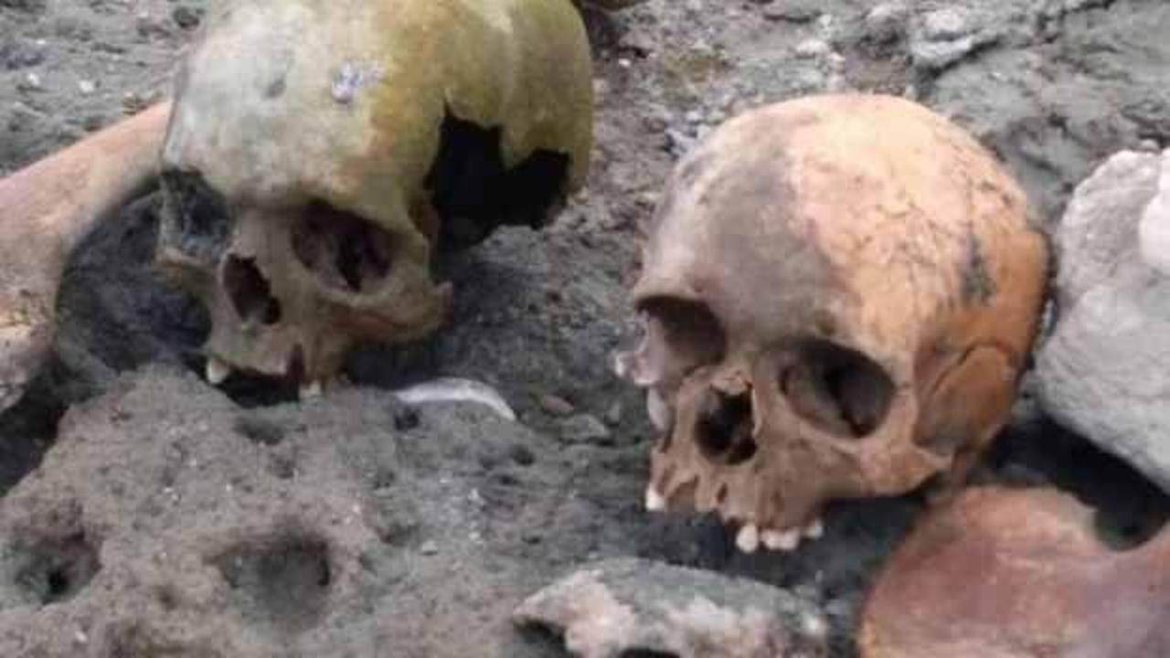 Çanakkale'de 4 kafatası ve kemikler bulundu
